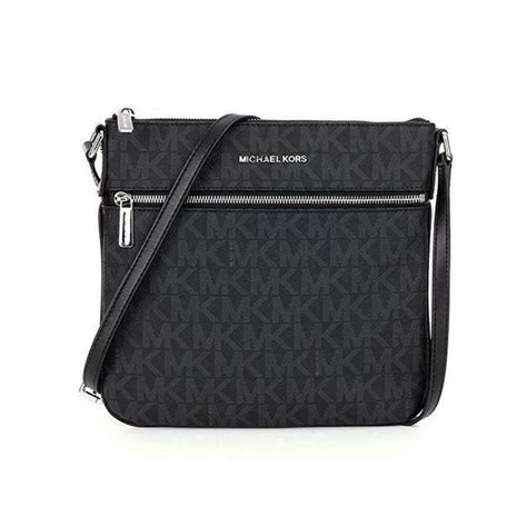 michael kors bedford crossbody zwart|michael kors bedford flat crossbody.